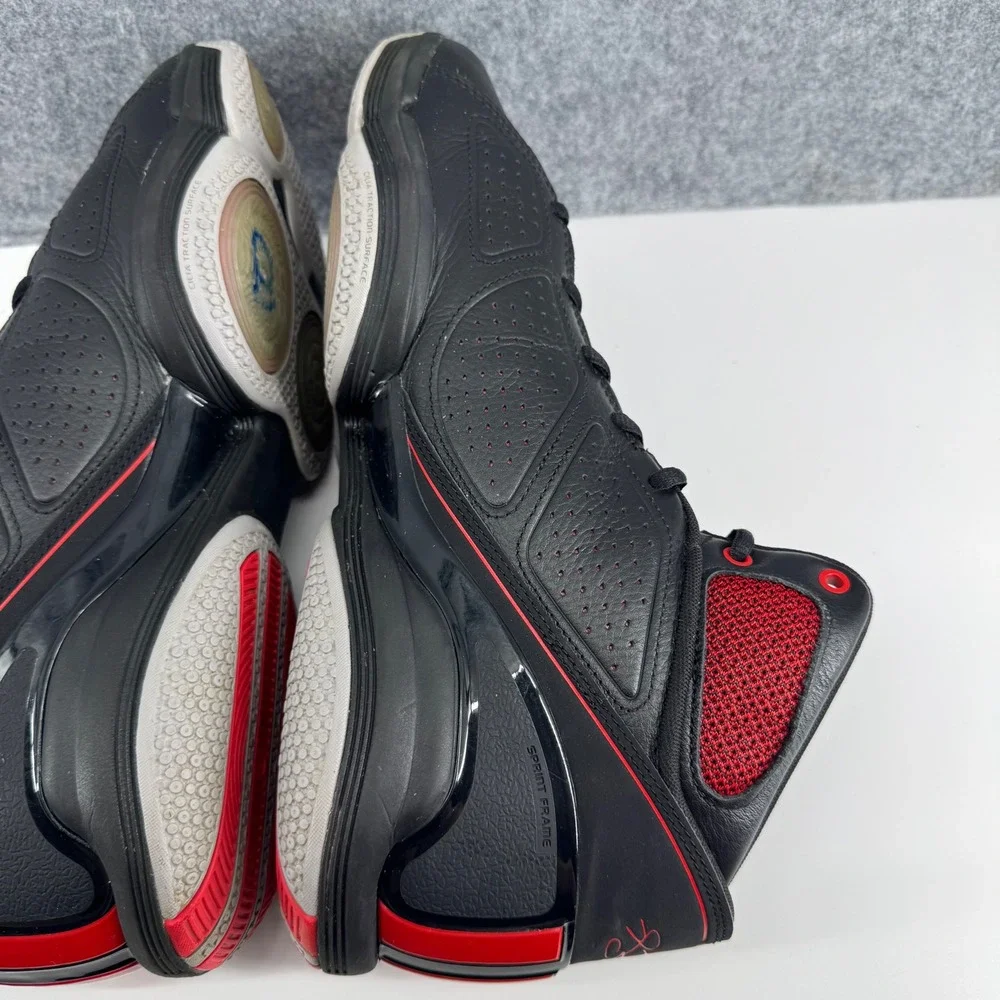 Adidas Adizero Rose 1.5 Restomod Men Size 13 Black Red Basketball Shoes GY6488
